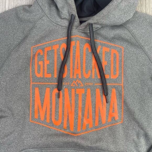 Sport-Tek Get Stacked Montana Pullover Hoodie Long Sleeve Sweatshirt Med. - Picture 2 of 11
